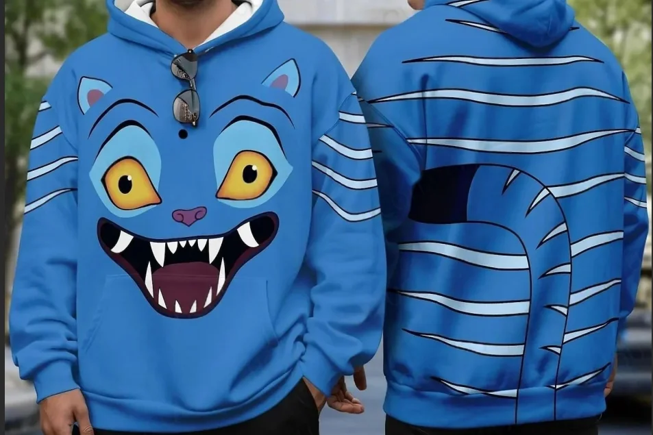 

Популярные толстовки для косплея KPop Demon Hunters Tiger, толстовка с 3D принтом аниме, осень/зима, мужской и женский спортивный костюм, оверсайз Sudaderas