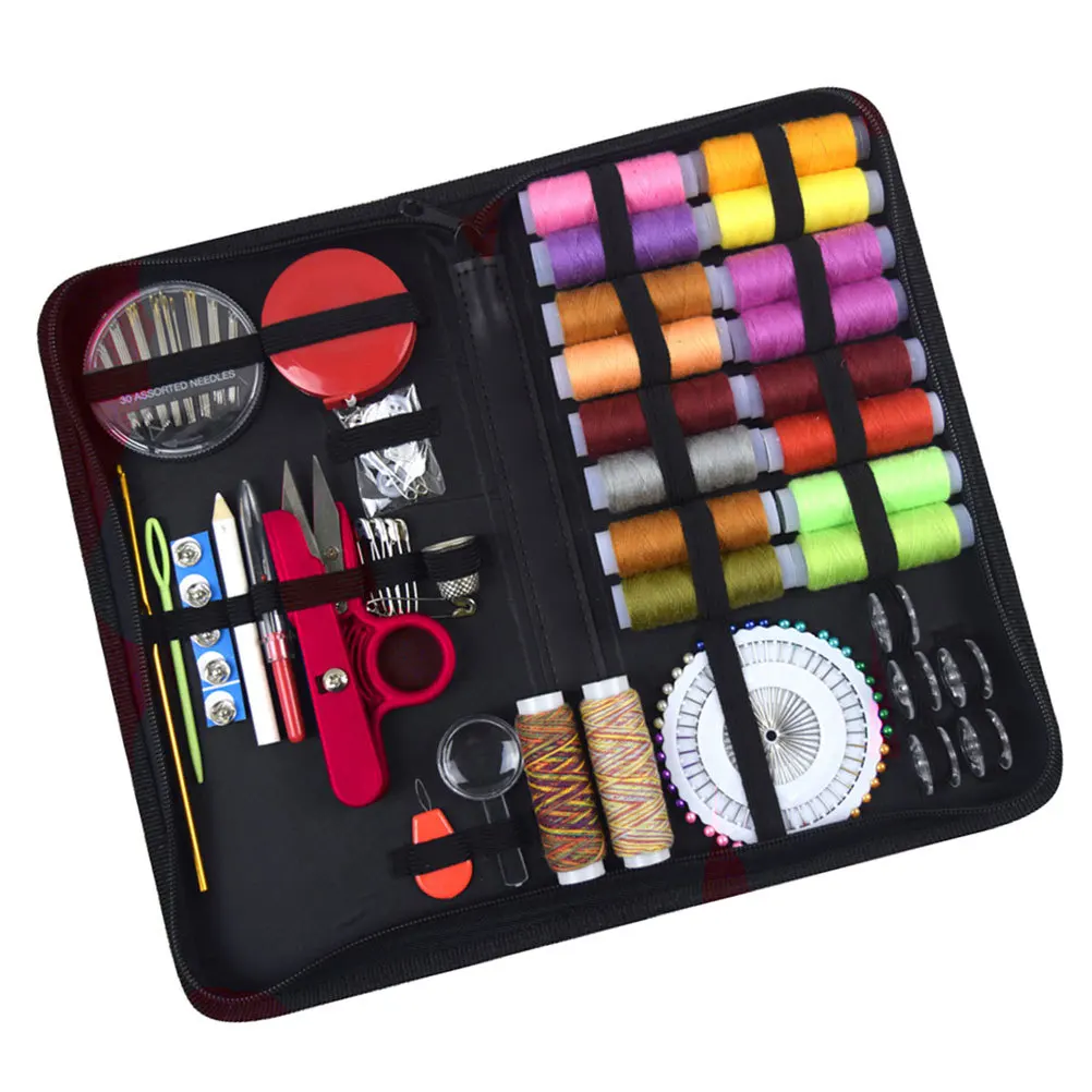 136pcs Sewing Kit Needle Thread Set For Home Repair Emergency Fix Premium Portable Mending Tools Sewing Accessories Kit