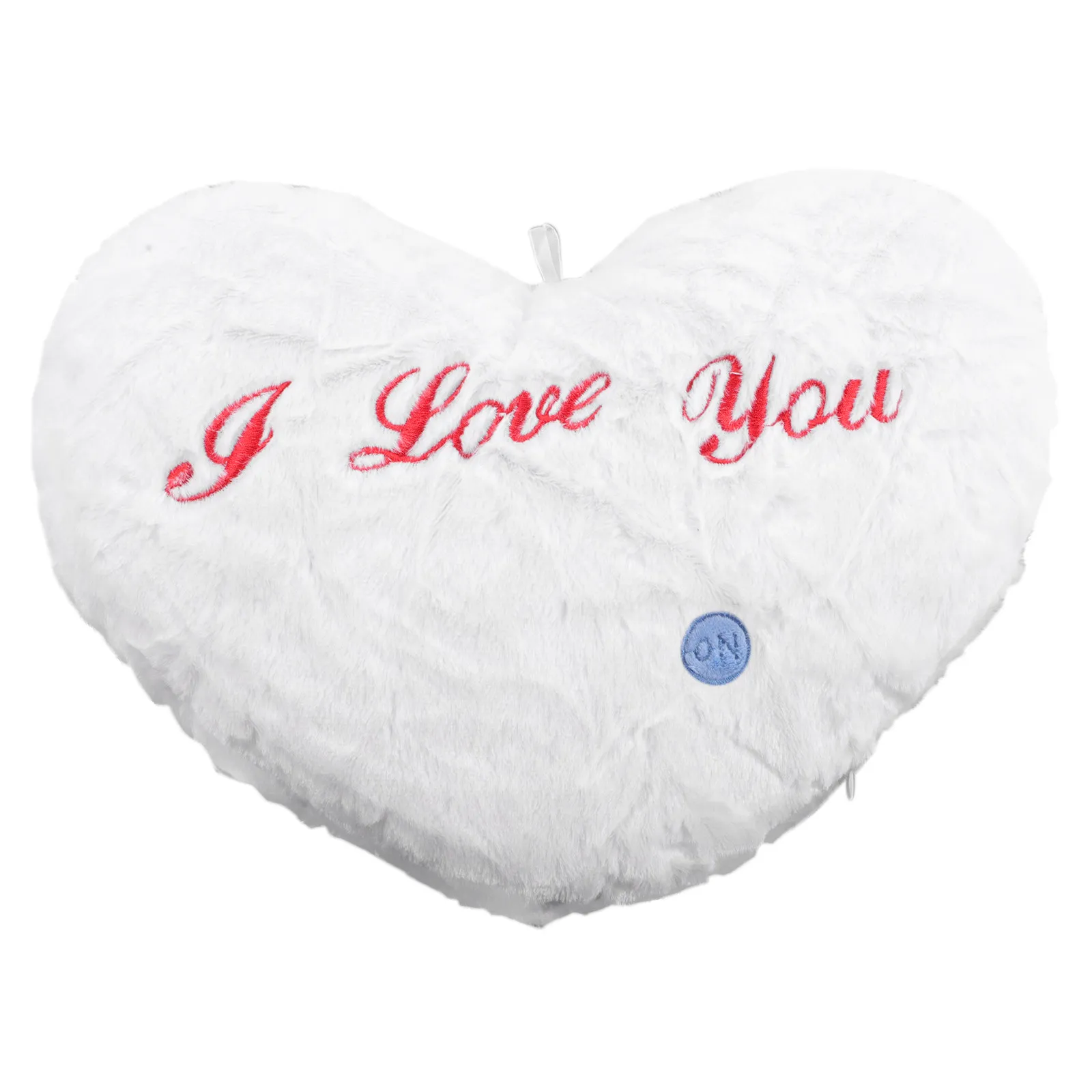 Glow Throw Pillow Heart Shape Bright LED Light Effect Cozy Comfortable Living Room Bedroom Decor Kids Gift Choice