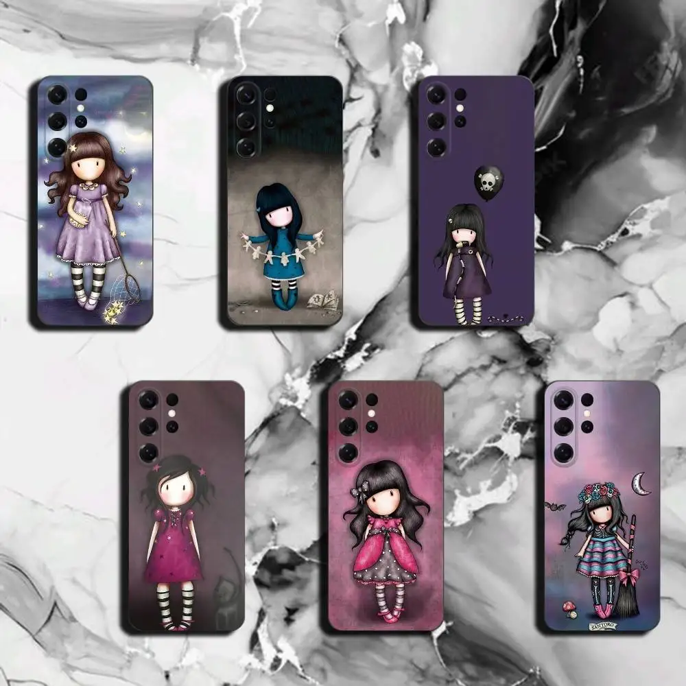 S-Santoro G-Gorjuss Phone Case for Samsung Galaxy S26 Ultra S22 Plus S21 FECover S21 S22 S23 S24 S25 Ultra