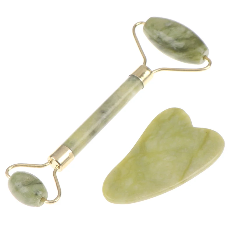 

Face Spa Massager Neck Roller Gua Sha Scraper Board Face Lift Up Wrinkle Remover Face Roller Scraper Set