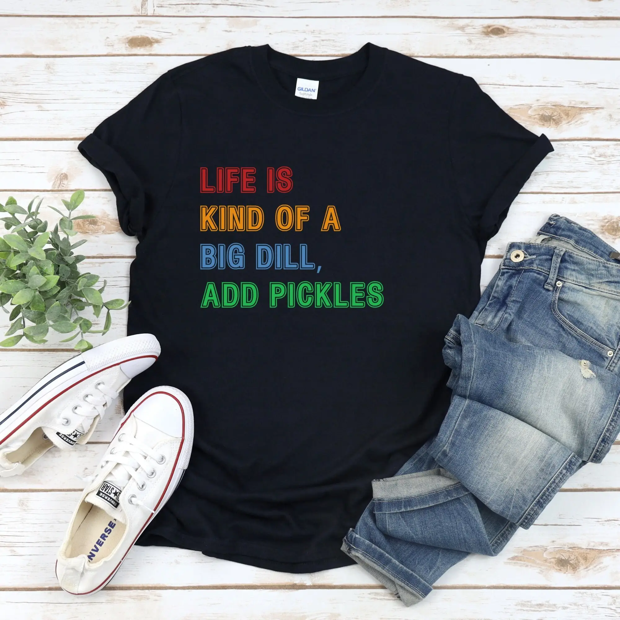 Pickle Lovers T Shirt Lover Jar Canned Pickles Funny Joke