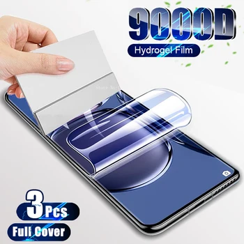 3 uds película de hidrogel Protector de pantalla suave para Huawei P30 P40 P50 P20 Mate 40 30 20 Pro Lite Plus accesorios no vidrio cubierta completa