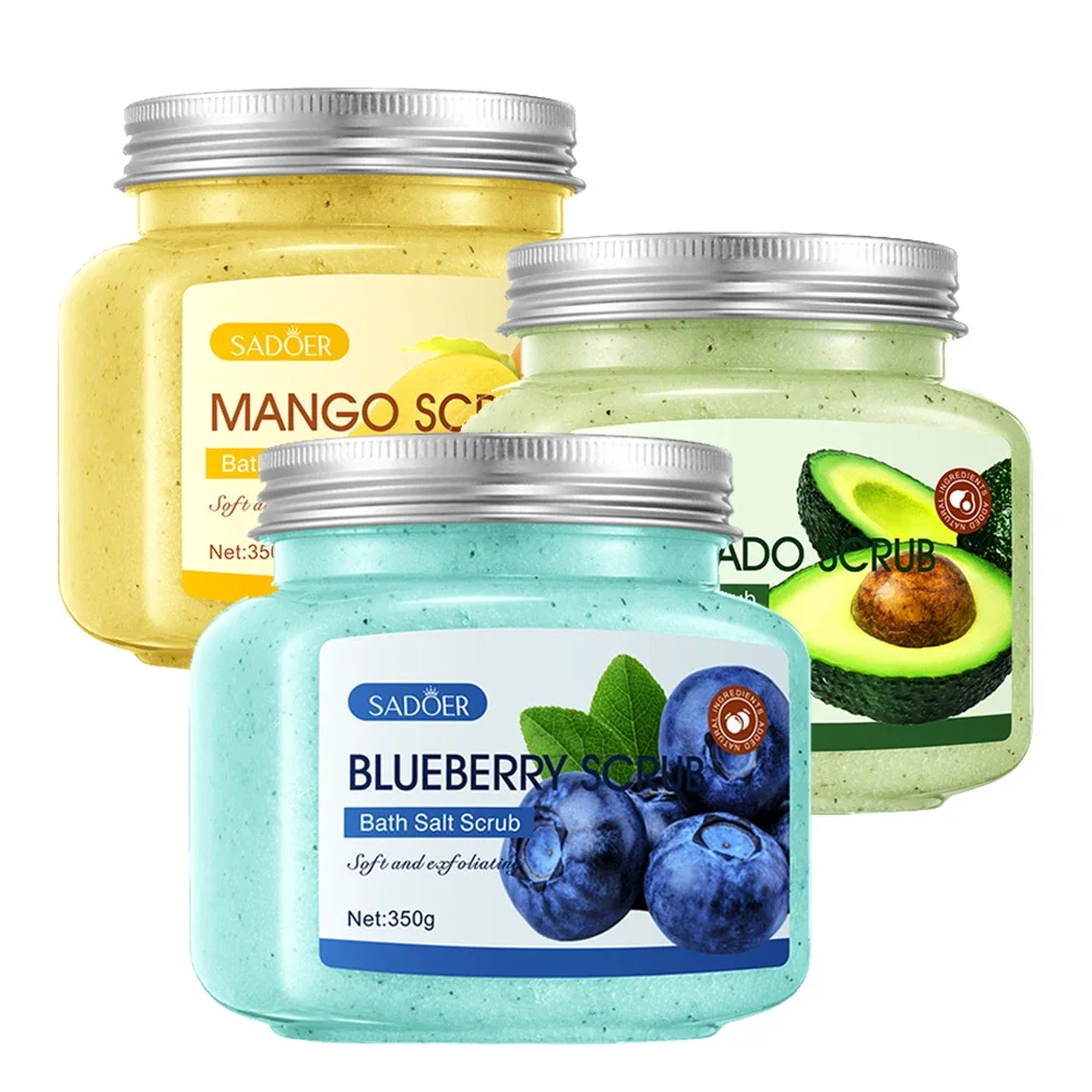 

Body Scrub Remove Dead Skin Blueberry Gentle Nourish Care Skin Care Bath Salt Exfoliating Cleansing Pore Soften Whitening