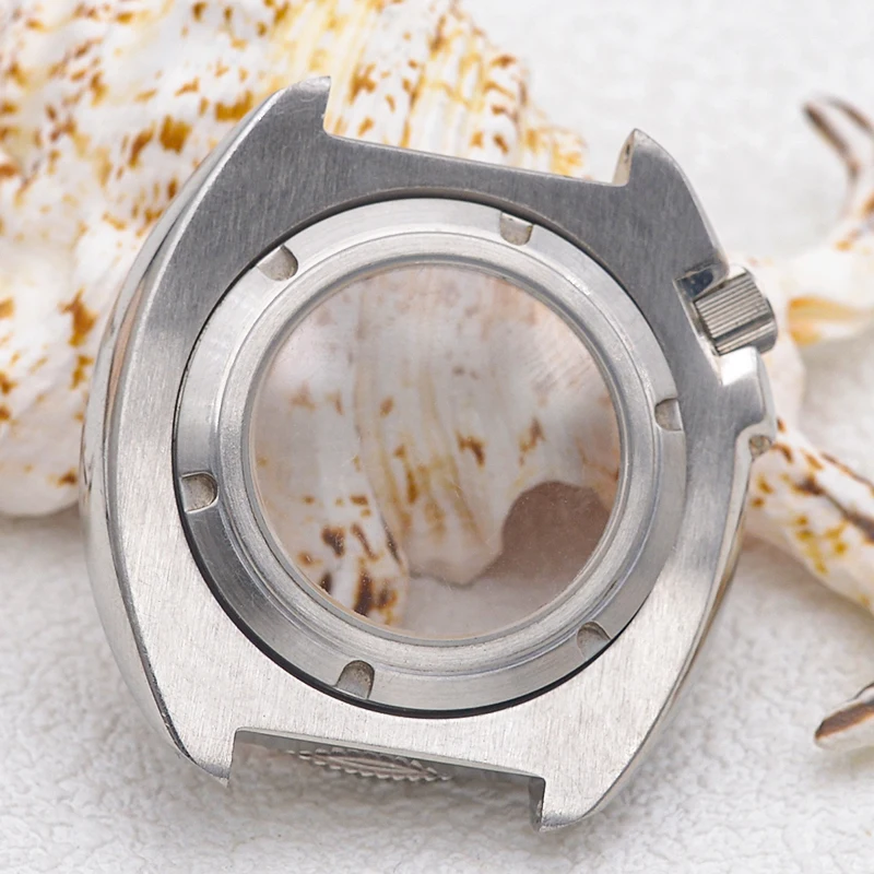 Seiko impermeável relógio de mergulho Case para homens, Turtle Abalone Fits, movimento automático, Mod, SKX, 6105, 6309, 20ATM, NH35, NH36