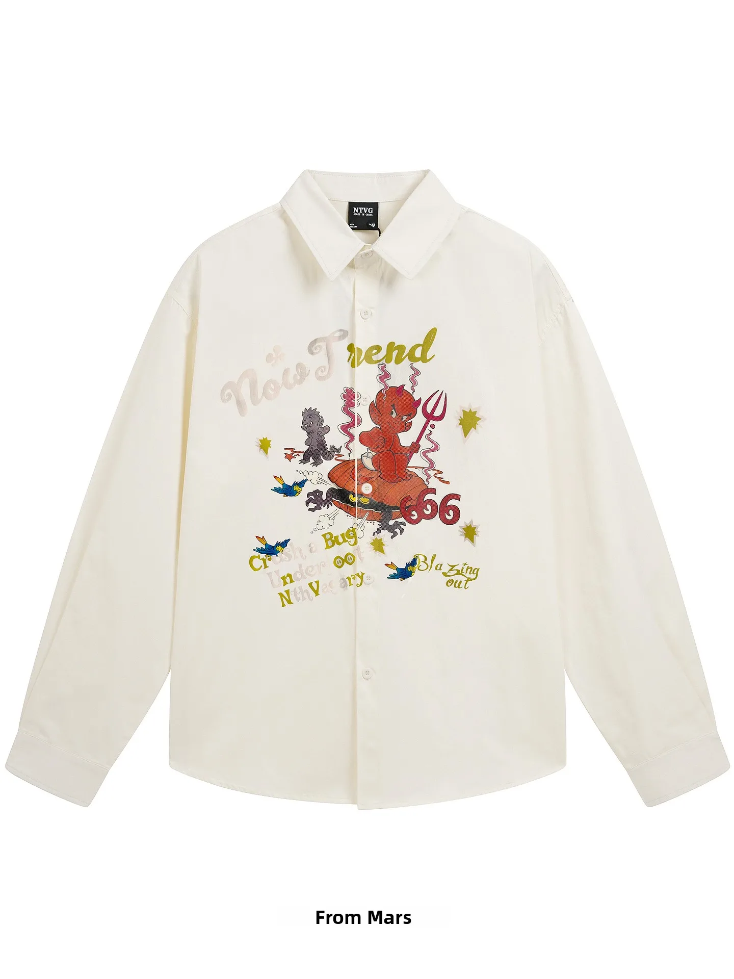 

from Korean Sle Long Sve Denim irt Vintage Waed Faionable Casual irt for Youth Spring Autumn Wear