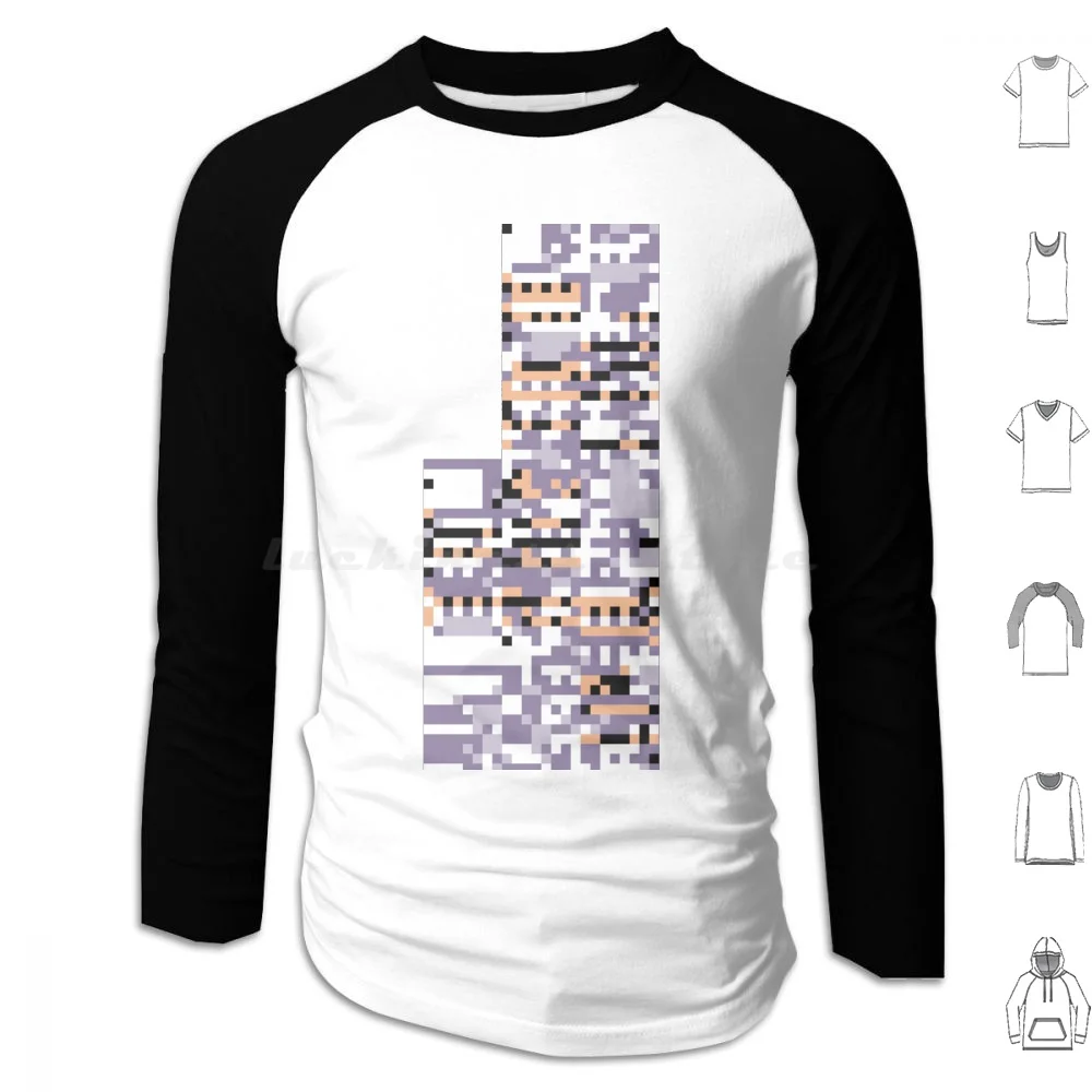 Missingno Hoodie cotton Long Sleeve Missingno Poke Gaming Nerd Geek