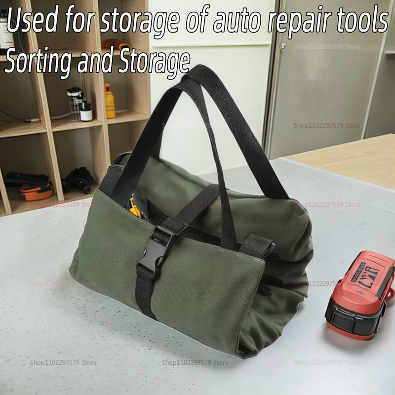 Borsa per attrezzi durevole Borsa per scroll per lavoratori Ingegneri Strumenti di manutenzione Organizzatore di attrezzi multifunzionale staccabile da campeggio