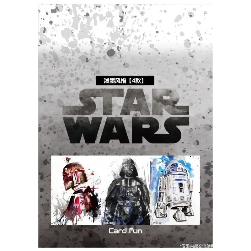 2023 Genuine New Star Wars Card Global Art Series Collectible Card Metal Spaceship Anime Card Collectible Kids Table Toy Gifts