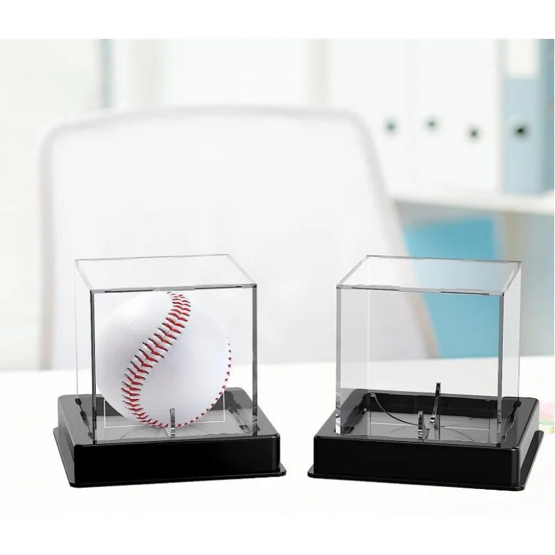 Quality Acrylic Baseball Box Display Golf Tennis Ball Transparent Case For Souvenir Storage Box