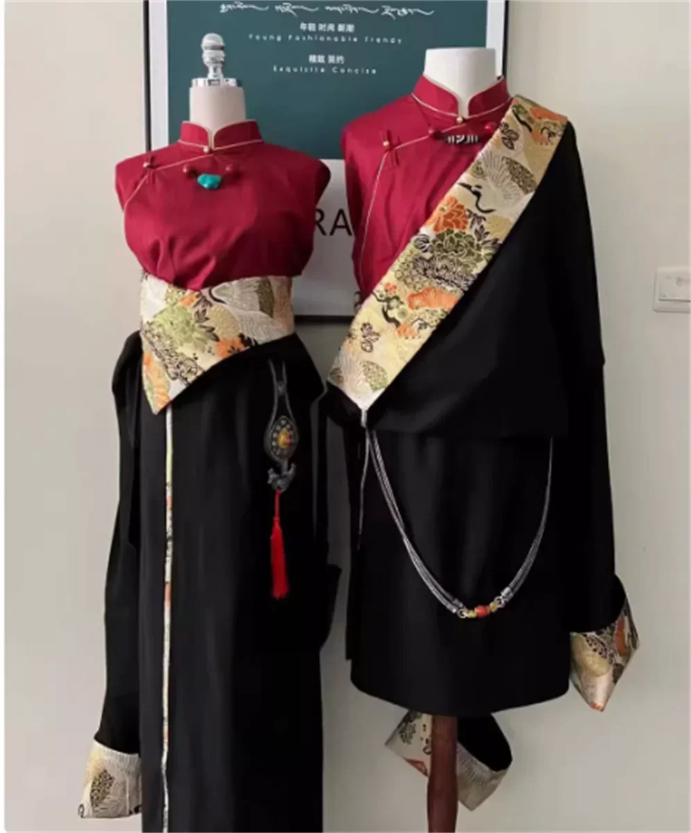 Couple Style Chinese Tibetan Robe