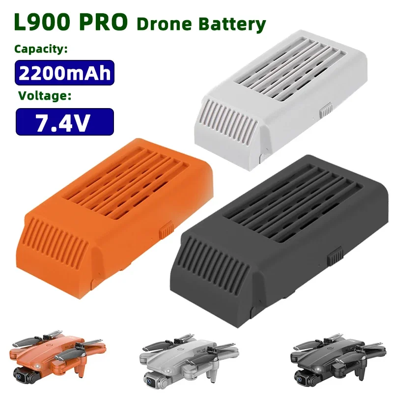 

L900 PRO Drone Battery 7.4V 2200mAh For L900 PRO RC Quadcopter Spare Accessories Parts L900 PRO Drone Intelligent Flight Battery