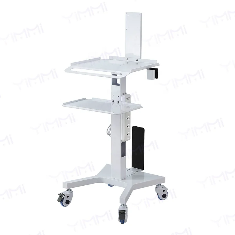 

Mobile Hospital Bracket Trolley Furniture Intraoral Scanner Camera Medical Trolley Car White Medication Trolley