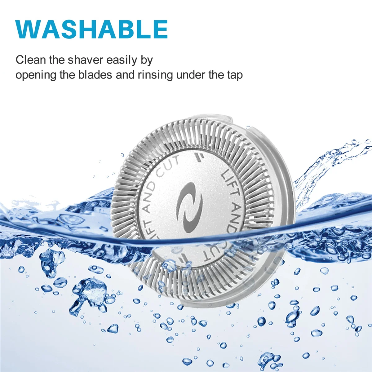 4 قطع بديلة لشفرات ماكينة الحلاقة لشركة فيليبس نوريلكو HQ3 HQ30/HQ32/HQ36/HQ300، فضي