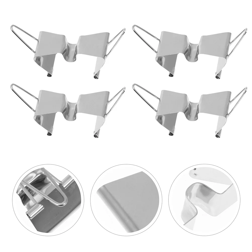 4 Pcs Canvas Frame Clip Wet Painting Carrier Oil Clamps Stainless Steel Offset Clips for Artist