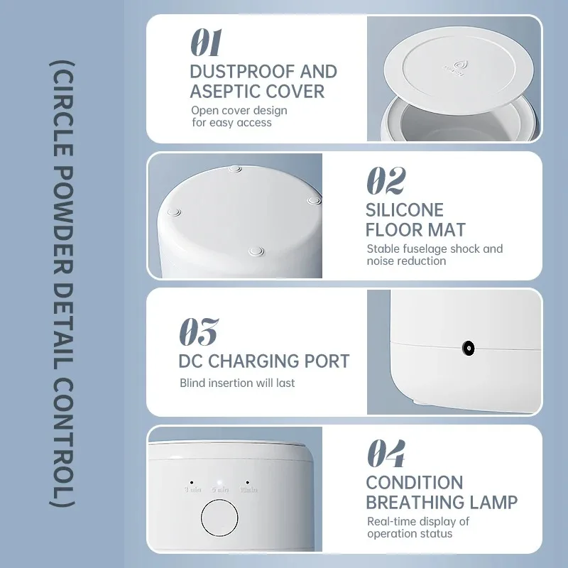 Mesin Pembersih Gigi Tiruan Portabel Getaran Frekuensi Tinggi Bertenaga USB untuk Perhiasan Kacamata Jam Tangan - Penggunaan di Rumah