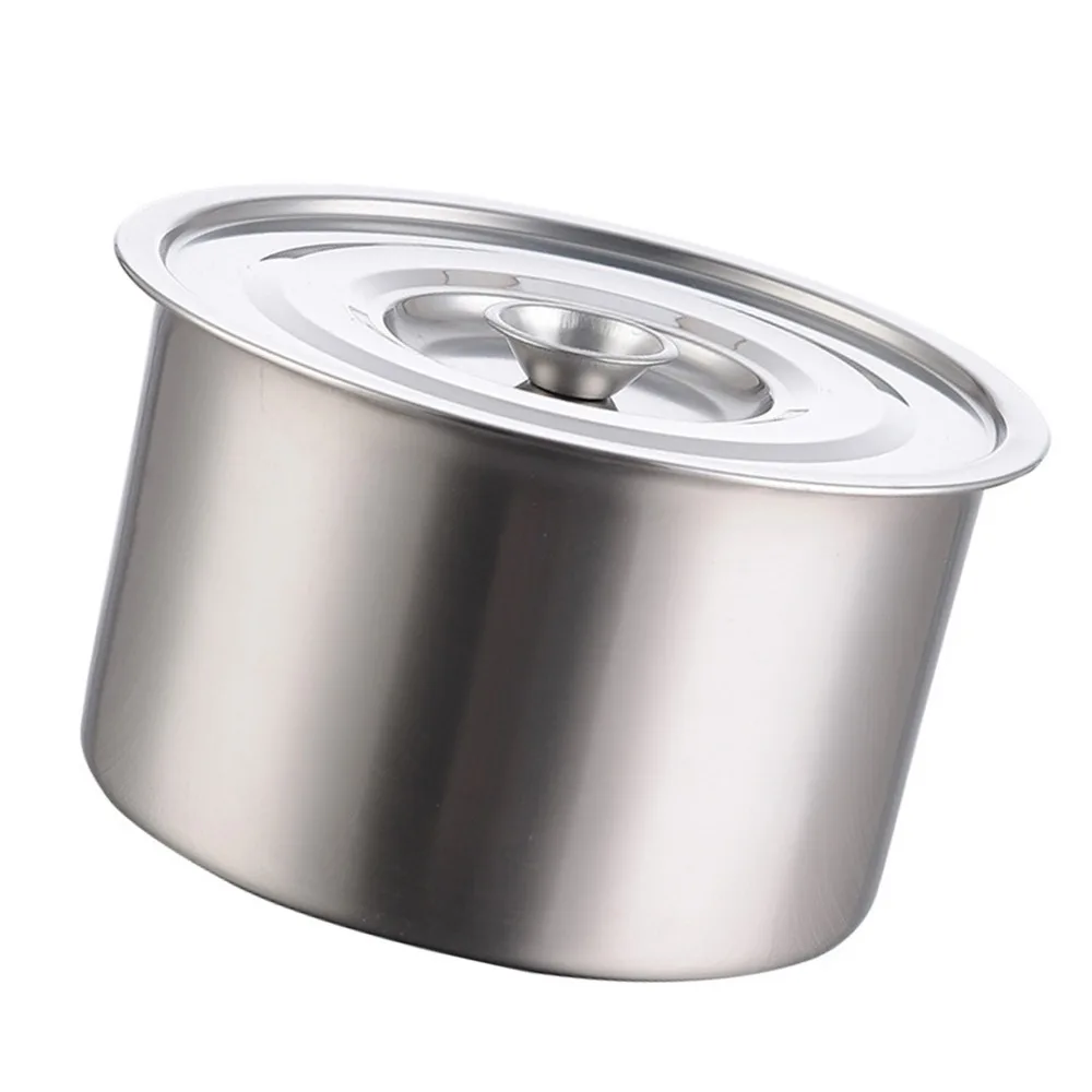 Stainless steel kitchenware non-magnetic cup seasoning box soup cup container seasoning basin beating egg basin stew cup trumpet