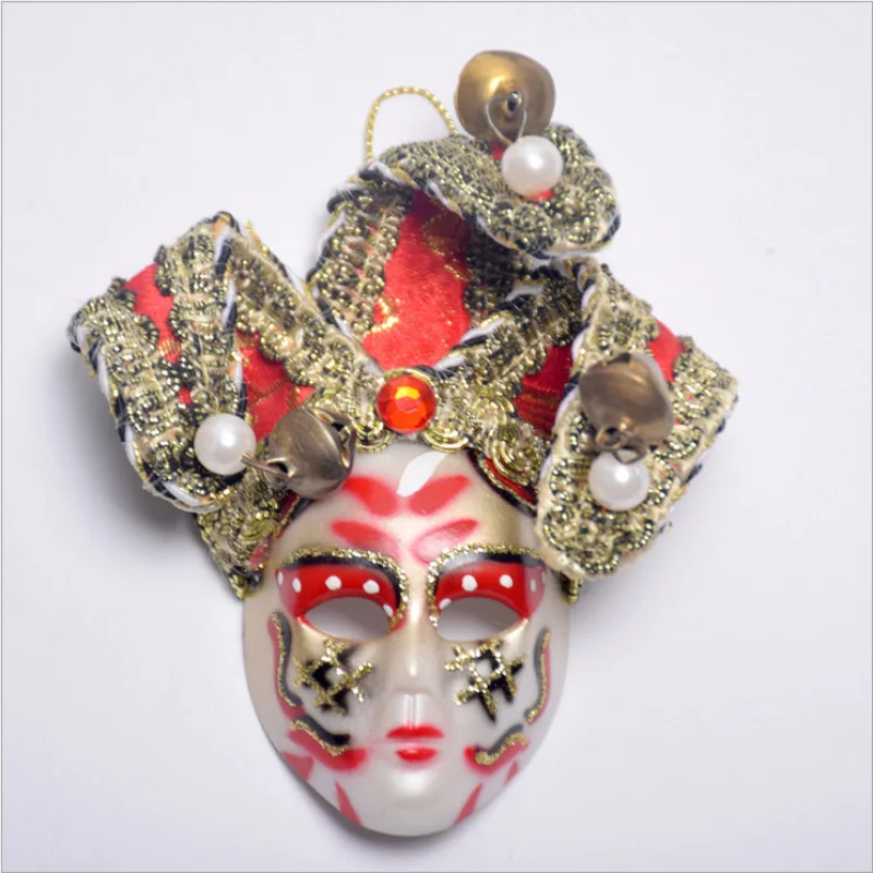 Daily Venice Mask New Cute Clown Full Face Mini Mask Pendant