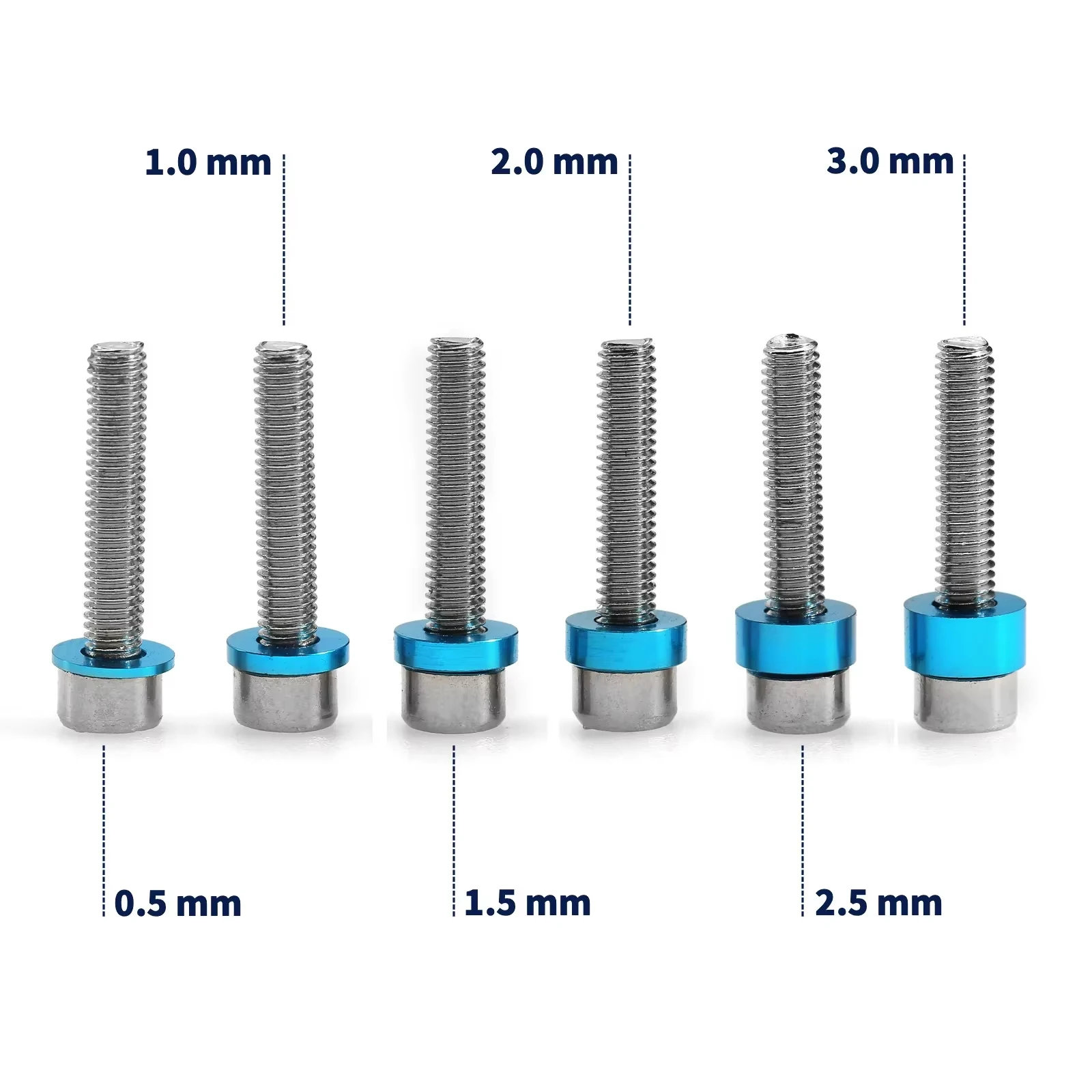 M3 Screw Spacer Set 24Pcs With Washers Hardware Hop-Up Parts For Tamiya TT01 TT02 XV01 XV02 53539 1/10 RC On-Road Car
