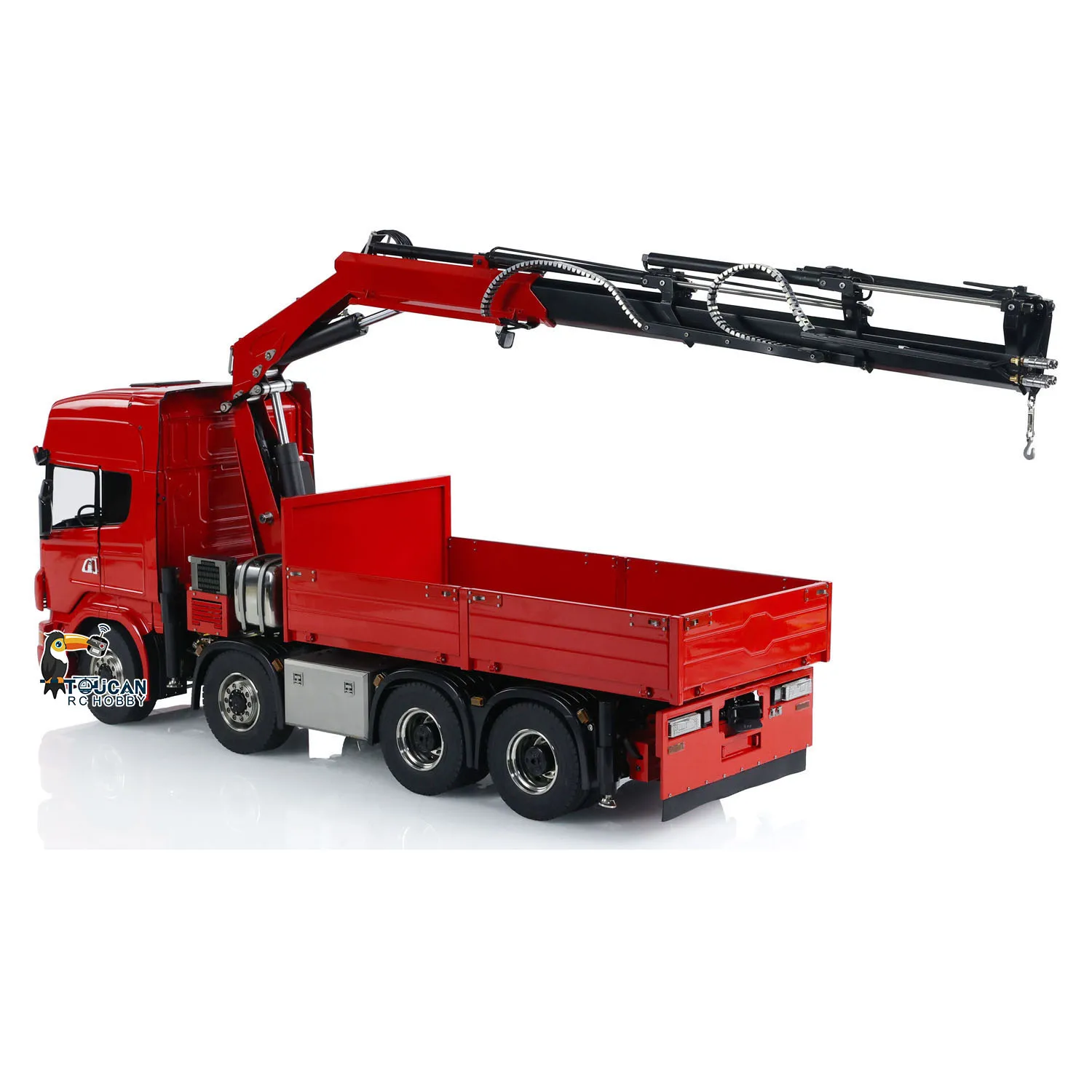 8x8 RC 1/14 Гидравлический металлический кран-трактор Электромобиль Быстроприемное ведро 3-скоростная коробка передач PL18EV Набор звуковых светильников