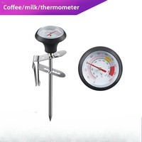 Stainless Steel Probe Thermometer - Instant Read Digital Cooking Temperature Meter for Milk/Coffee/Meat,Kitchen Tool