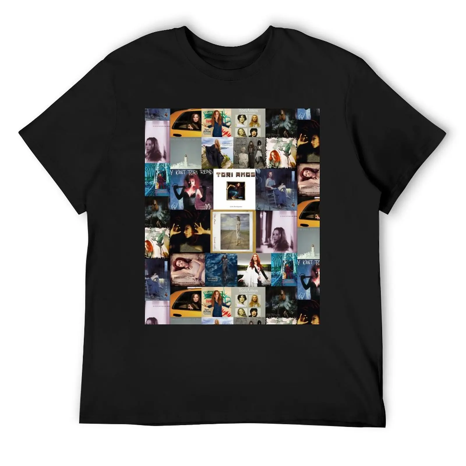 

Tori Amos Album Records Collage Collection Print T-Shirt