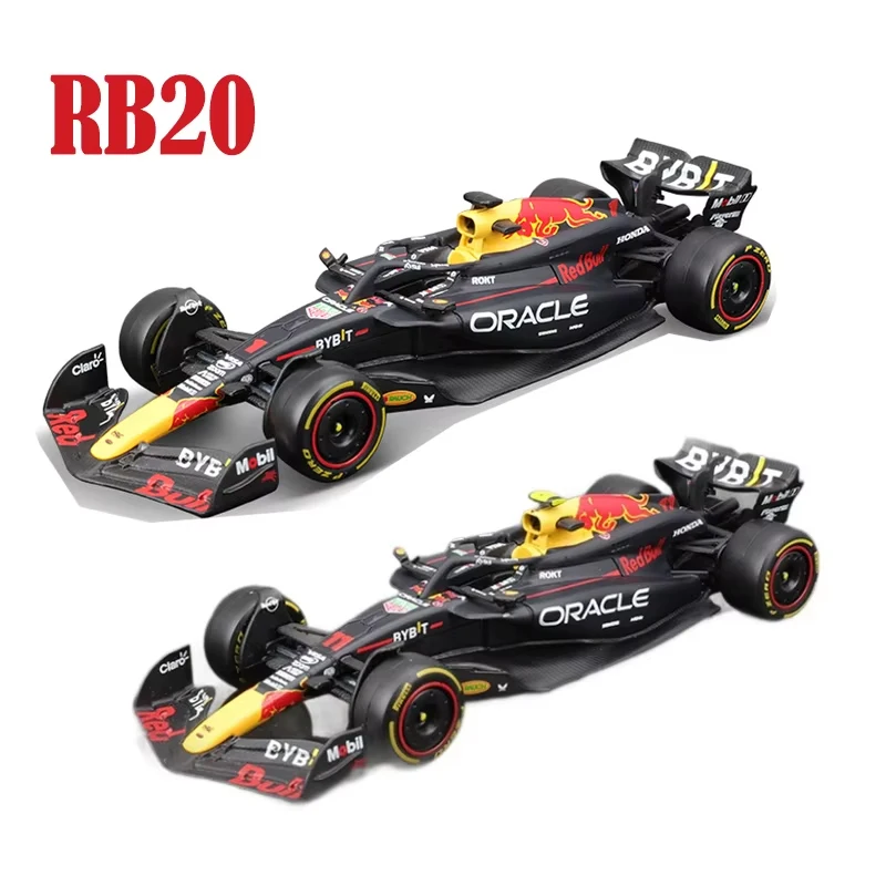 موديل Bburago 1:43 ريد بول ريسينغ RB20 F1 # 1 Verstappen # 11 سيارة بيريز المصنوعة من خليط معدني لموسم 2024 لعبة سباق ريدبول دي كاست
