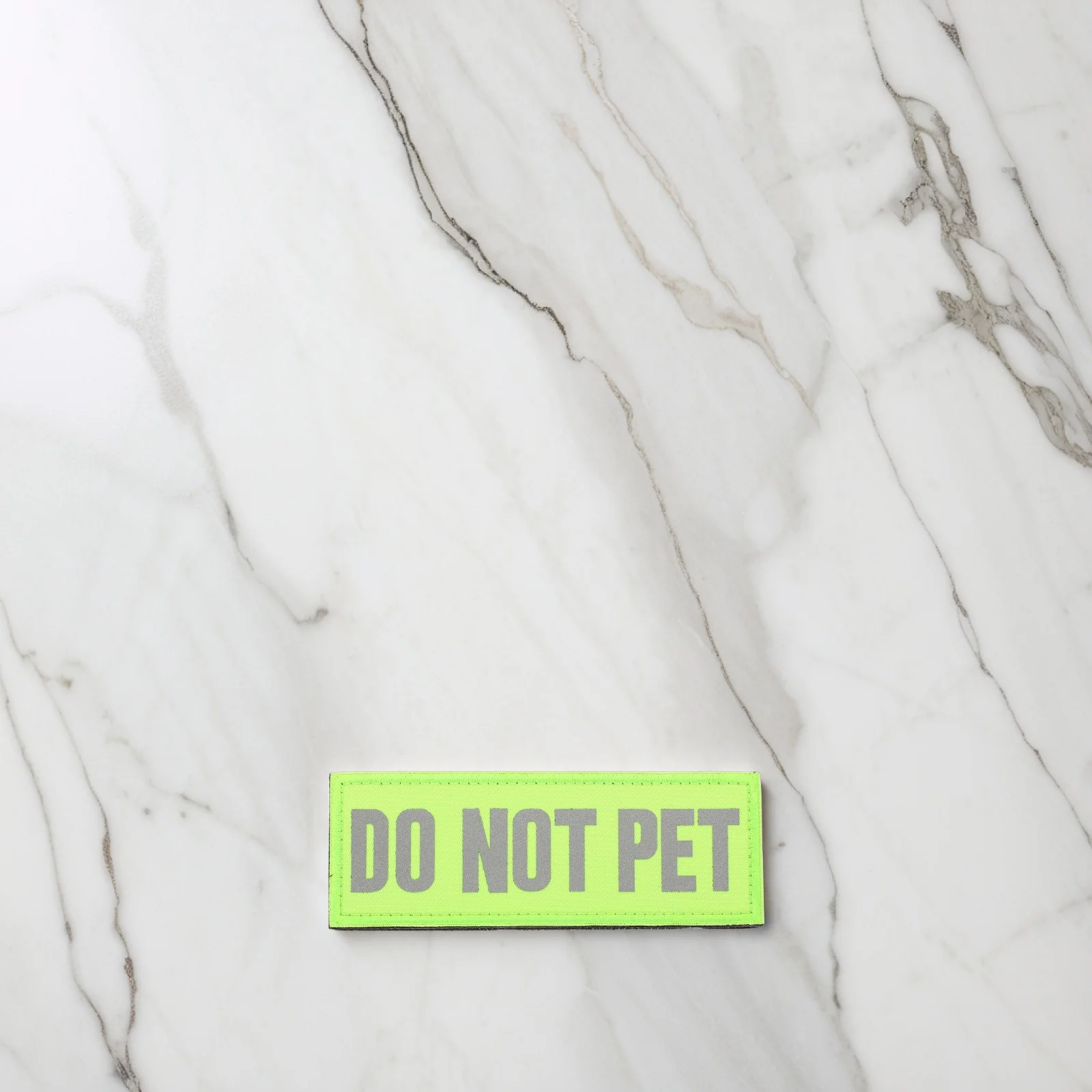 

Do Not Pet Service Dog Patch Reflective Design Training Patch Hook Loop Tape Harness Vest Collar Leash Night Safety