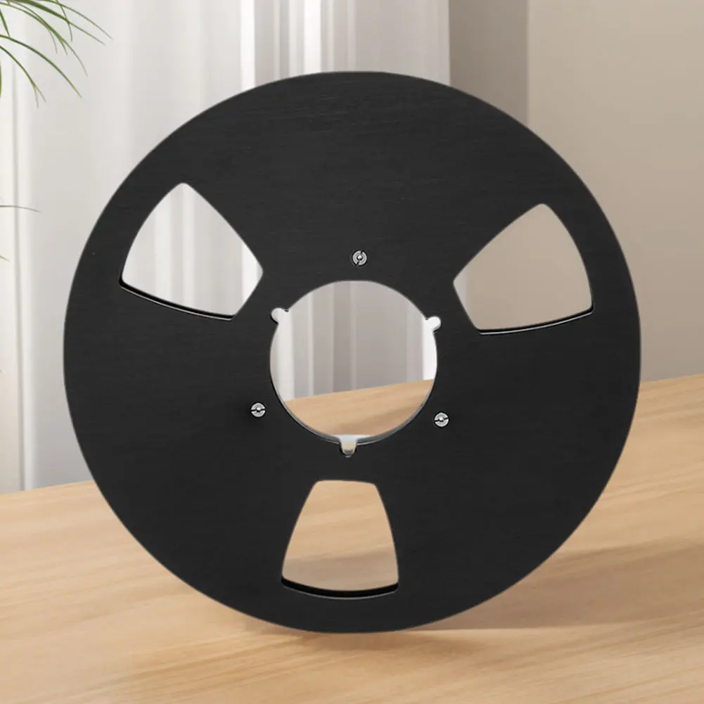 

Прочная катушка из алюминиевого сплава для винтажного магнитофона, совместимая с лентами для магнитофона 1/4 дюйма, 10,5 дюймов