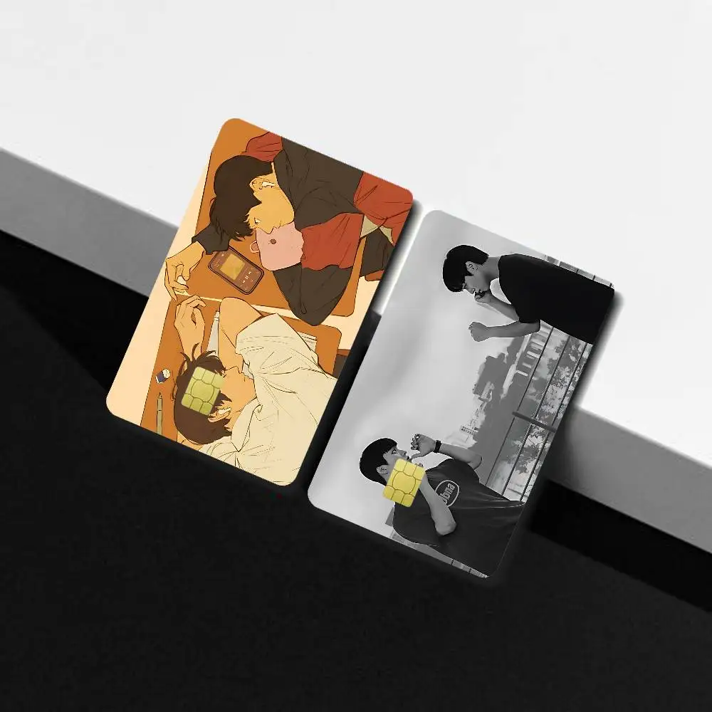 TV W-weak Hero Cute Credit Card Skin Stickers Matte Anti Scratch Suitable For VISA Card Bus And Subway Contactless IC Cards