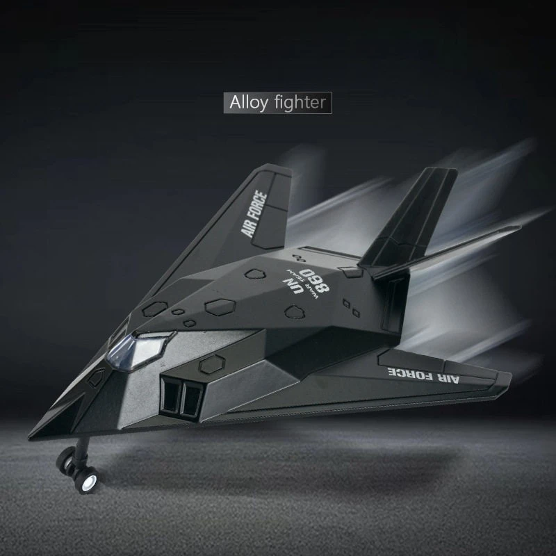 

Игрушечная модель самолета F117 с регенеративным звуковым и световым эффектами, подарок на день рождения для детей.