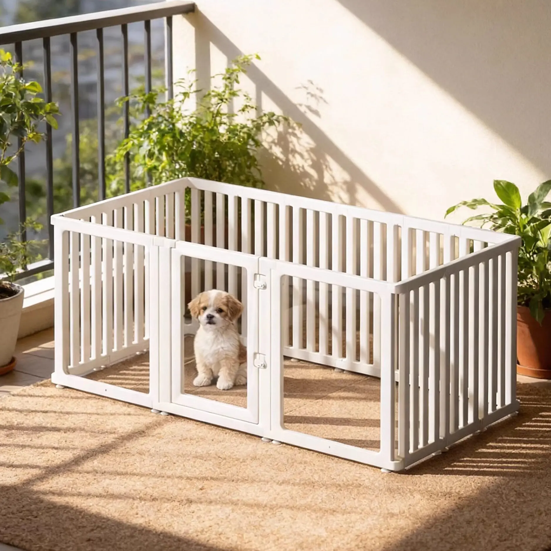 Balcony Large Dog F…