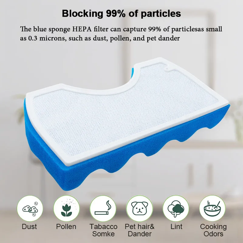 Blue Sponge Hepa Filter element Kit for Samsung DJ97-01040C SC43 SC44 SC45 SC47 Series Robot Vacuum Cleaner Parts Accessory