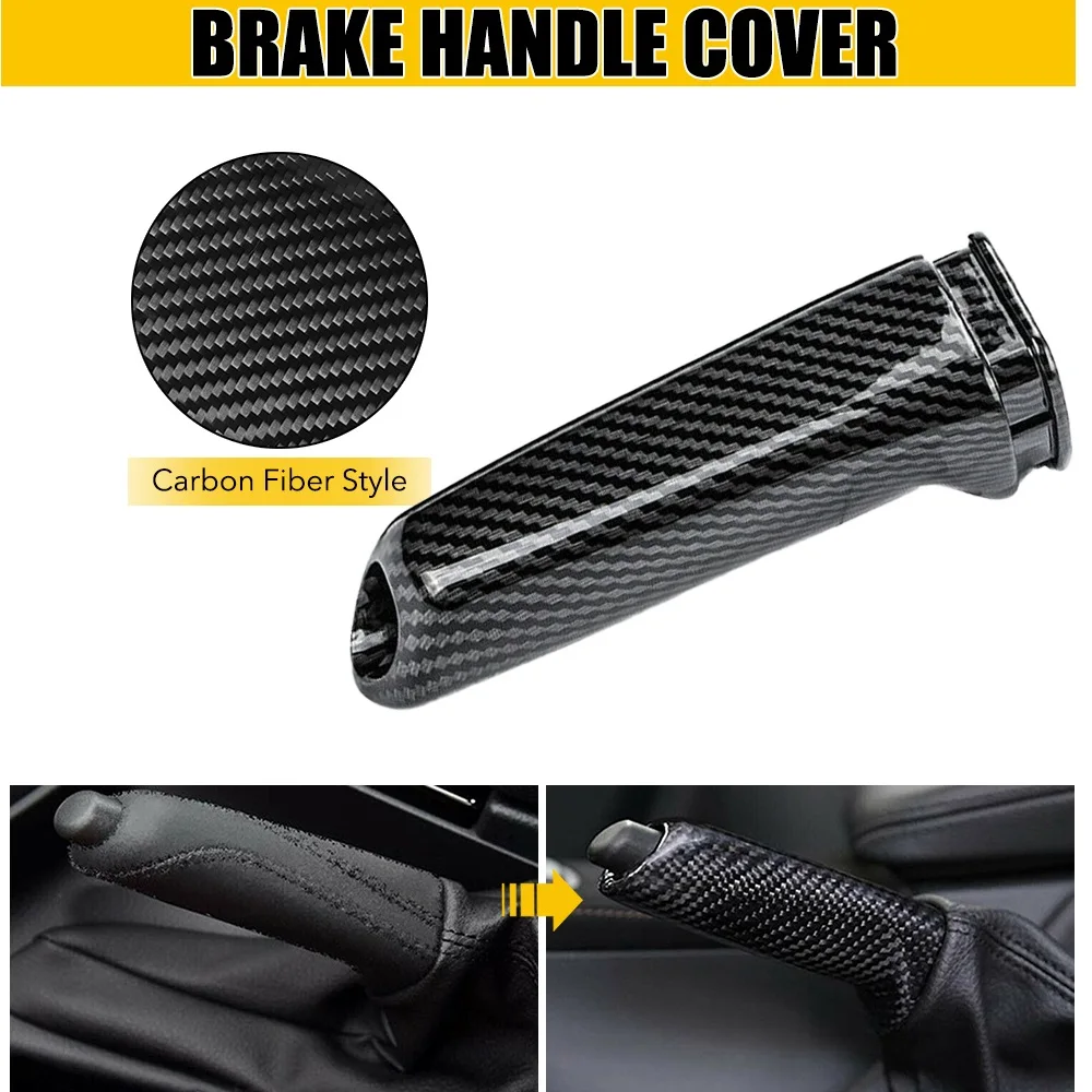 

Car Handbrake Cover Carbon Fiber For BMW E60 E61 E63 E64 X1 E84 X3 E83 Z4 E85 E86 M3 M4 F80 F82 F32 Accessories