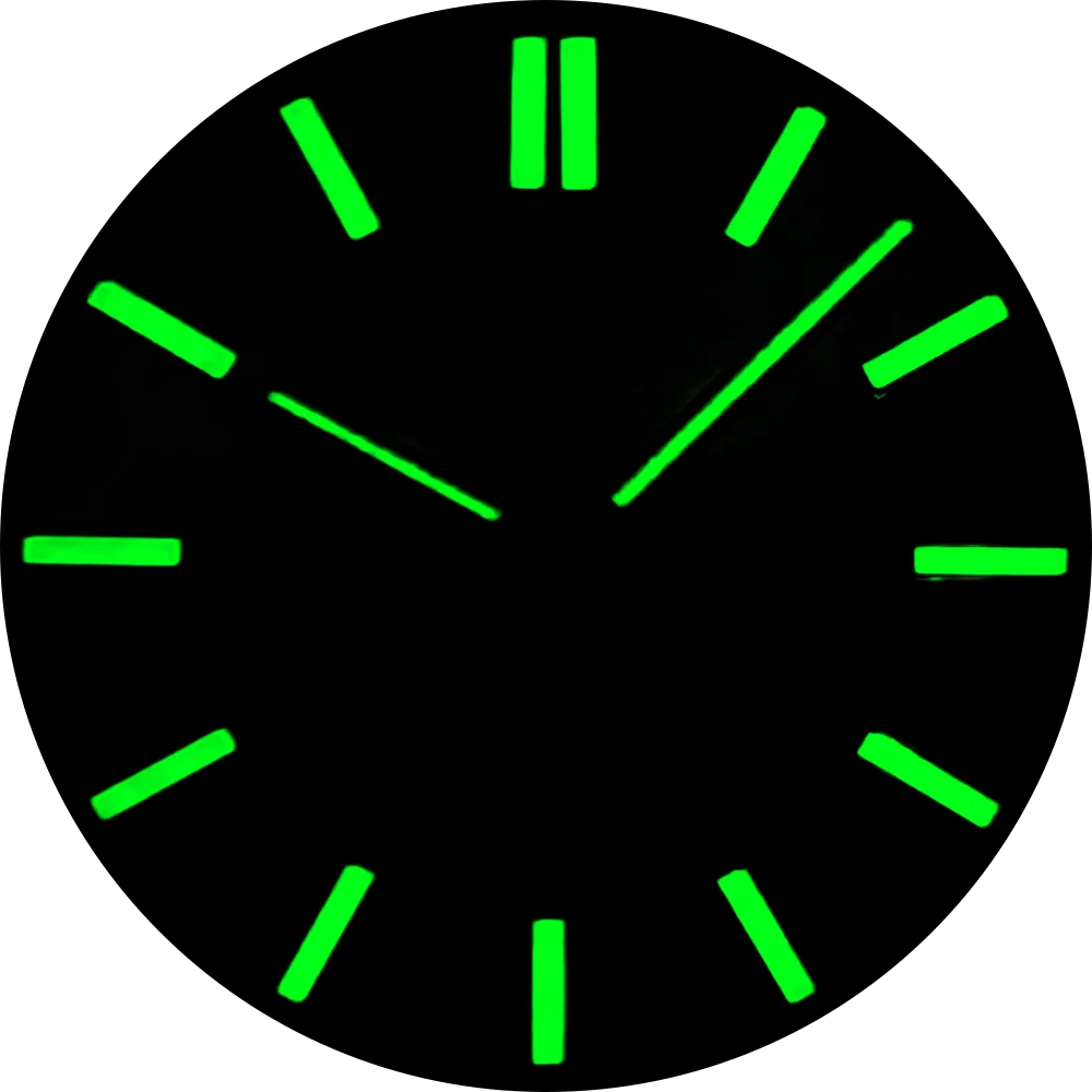 BLIGER 41 مللي متر NH70 ساعة ميكانيكية أوتوماتيكية مجوفة الهاتفي الياقوت الزجاج C3 مضيئة المطاط حزام الصلب الغوص ساعة للرجال