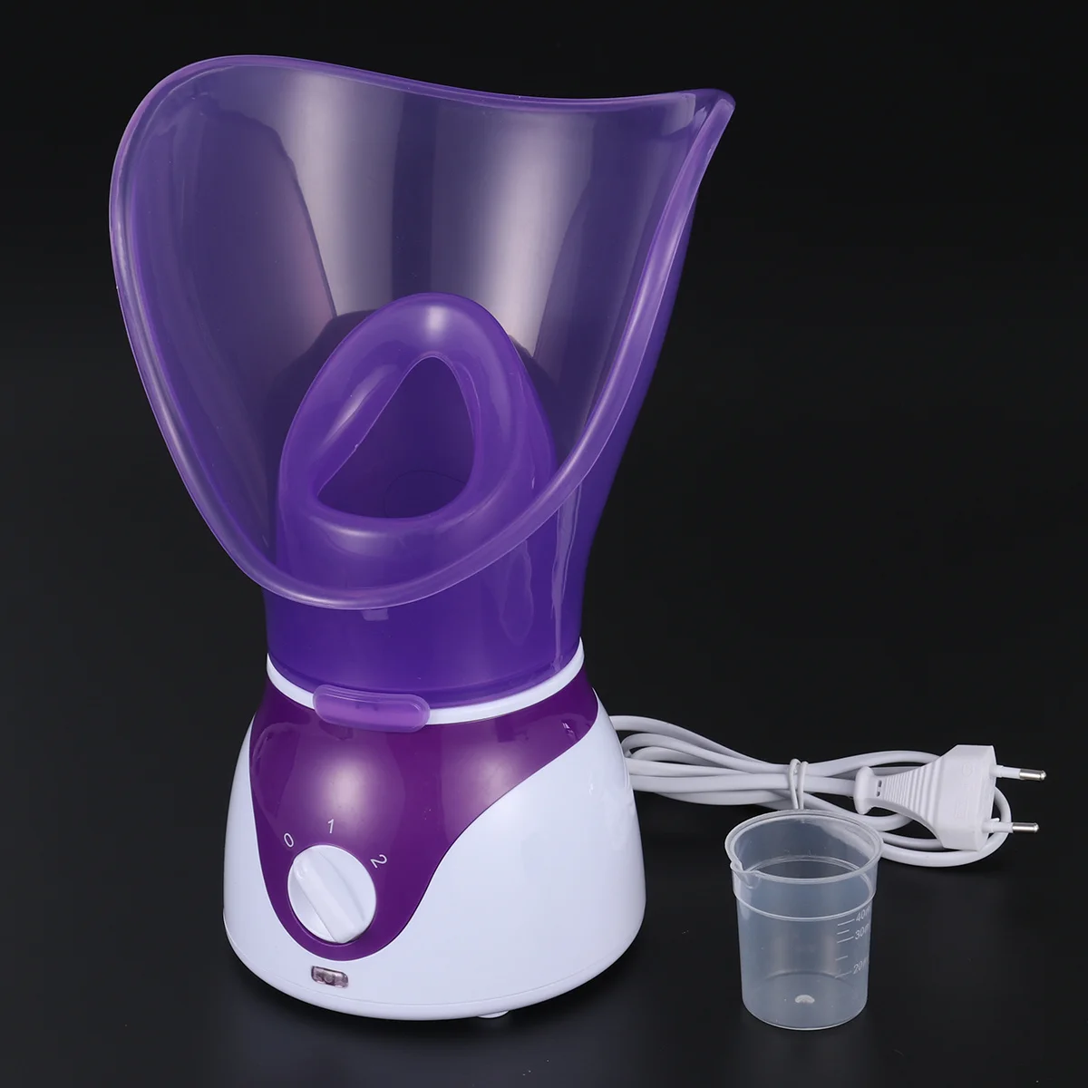 黒ずみ用フェイシャルスチーマー 2段階スチームフェイススパデバイス アロマセラピーオイル対応 ポータブルフェイス加湿器 ディープ