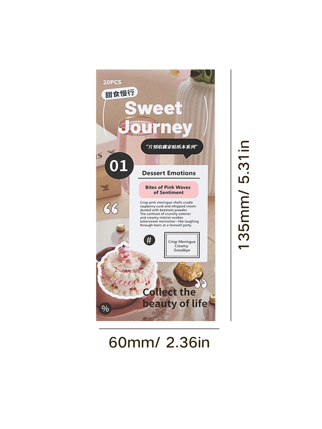 20 sztuk naklejek kolekcjonerskich z wyciętymi elementami w stylu podręcznika, do samodzielnego tworzenia kolażu, dekoracyjne naklejki z materiałów DIY.