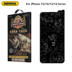 Remax Tempered Glass Full Screen Protector For iPhone 16 16Pro 16ProMax 15/14/13/12 Series 9H Hardness HD Vision
