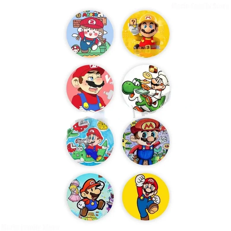 500pcs Super Mario Bros Stickers Anime Cartoon Children Decoration Stickers Cute Luggage Graffiti Label Decoration Seal Sticker