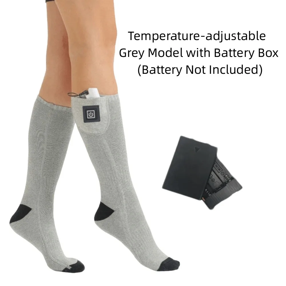 Fast Heating Winter Electric Heated Socks Anti-Cold Thermal Insulation Electric Foot Warmer Elastic Breathable