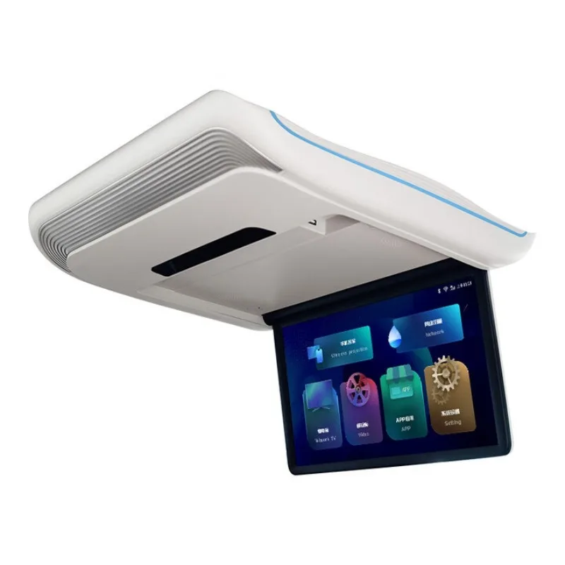 

Tengshi D9 special 4G electric TV camping artifact ceiling screen car WiFi modification supplies, built-in 4G + voice remote