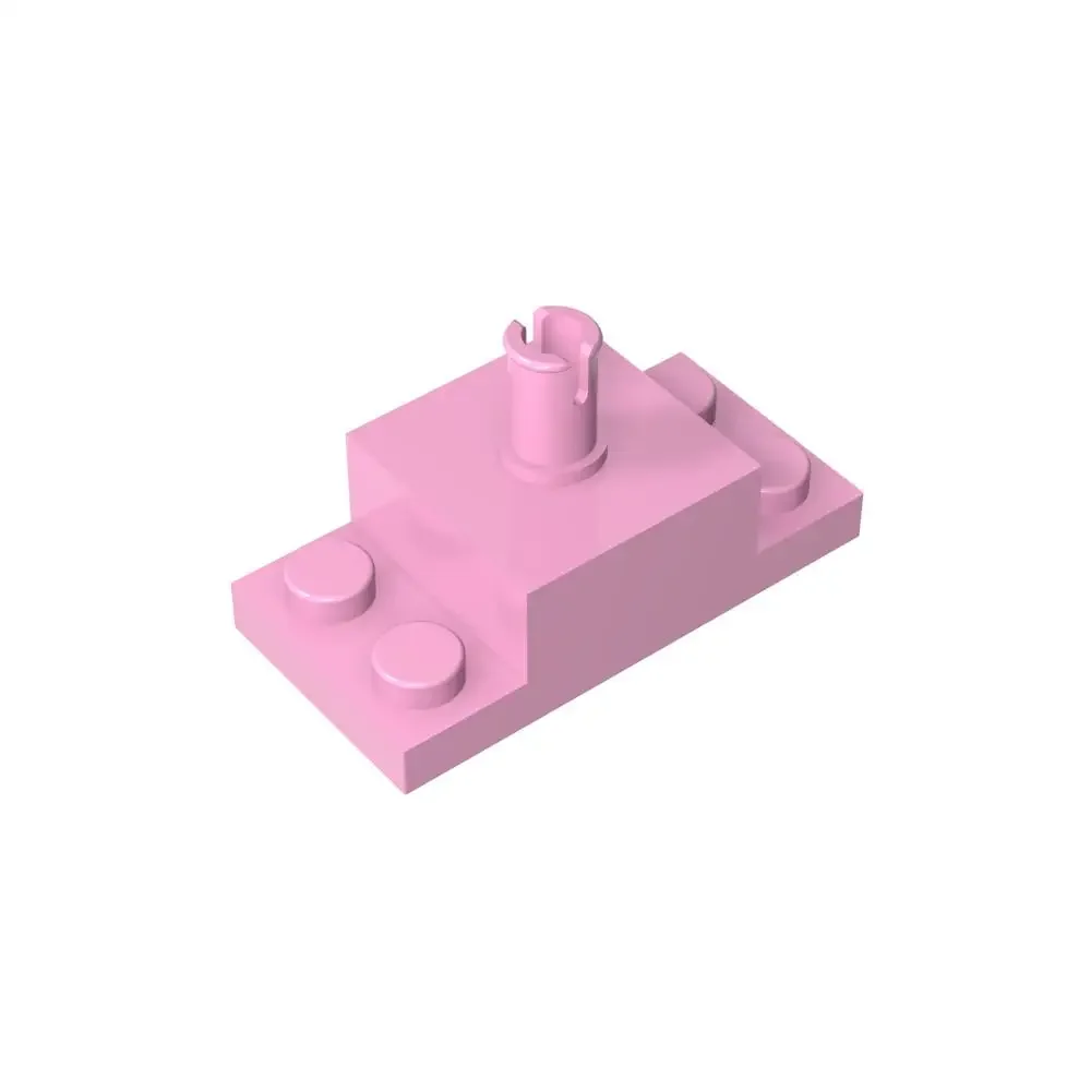 

Gobricks 1 шт. MOC 2 x 2 кирпича с верхним штифтом и 1 x 2 боковыми пластинами, совместимые с деталями модели 30592 42194, строительные блоки, игрушки