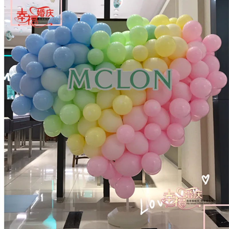 5-12inch Macarone Balloons 3D Love Balloon Wedding Advertisement Baby Shower Birthday Surprise Valentine's Day Decoration Ballon