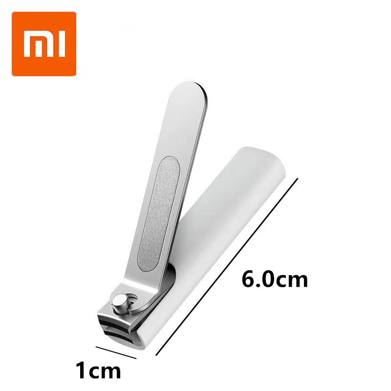 Xiaomi Mijia 2/1 szt. 402 obcinacz do paznokci ze stali nierdzewnej trymer do pielęgnacji Pedicure przenośny pilnik do paznokci z powłoką