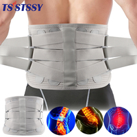 Waist Back Brace Breathable Anti-skid Lumbar Support Belt with Dual Adjustable Straps - Sciatica,Herniated Disc,Back Pain Relief