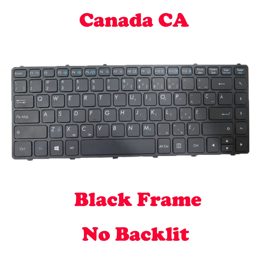 

No Backlit S410 Keyboard For GETAC S410 G1 G2 G3 S410G1 S410G3 / S410 G3 6150e French FR UK Czech Spanish Hungary Korean Canada