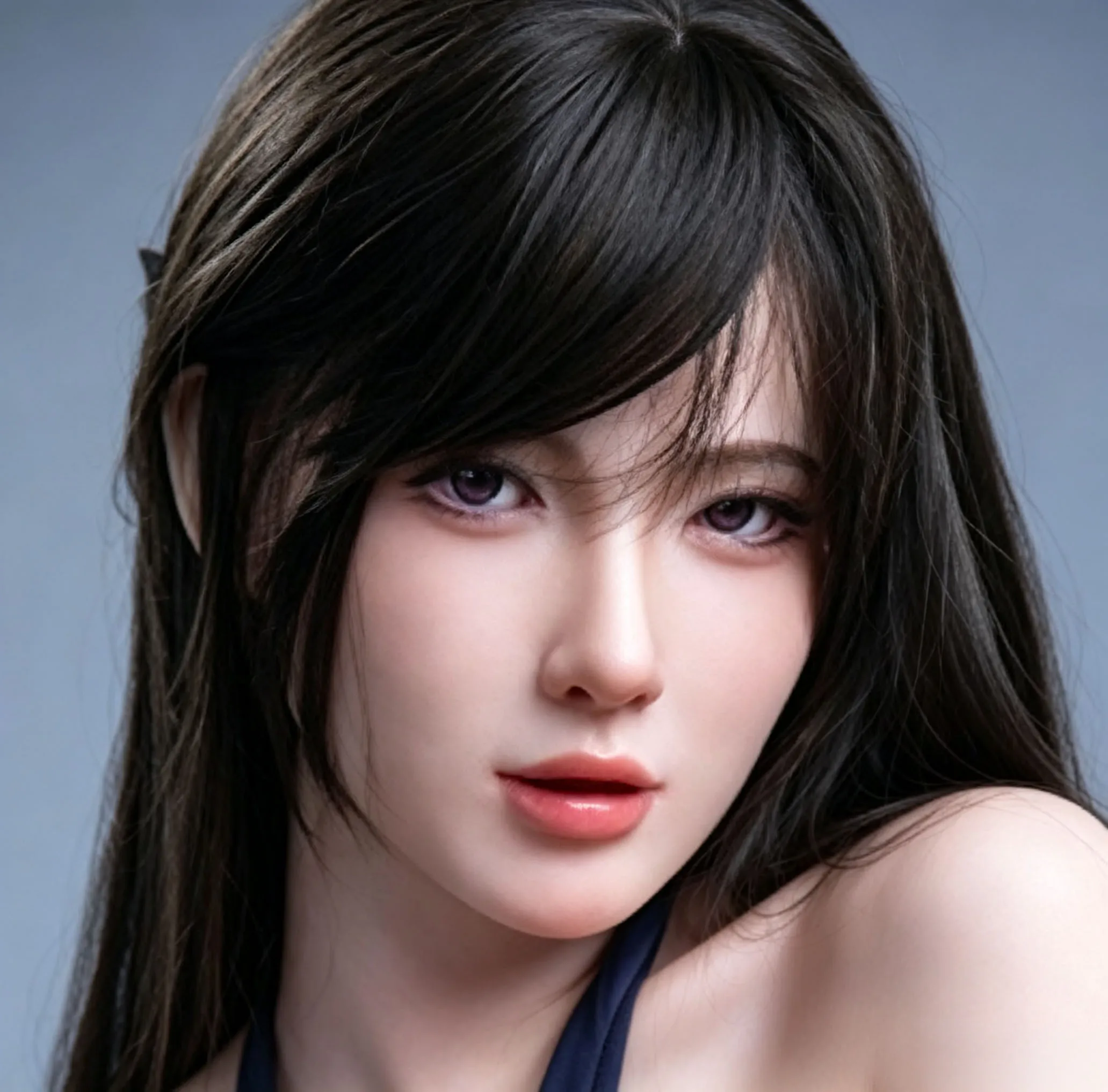 Realistic silicone sex doll head, oral sex doll single-headed - view 6