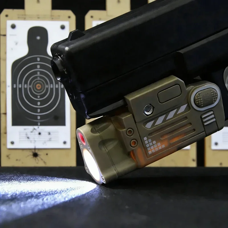 

Новый лазерный целеуказатель SBAL PL 2026 с красной точкой, стробоскопом и фонариком, пластиковый прицел-фонарь для пистолета, светодиодная лампа для страйкбола и охоты