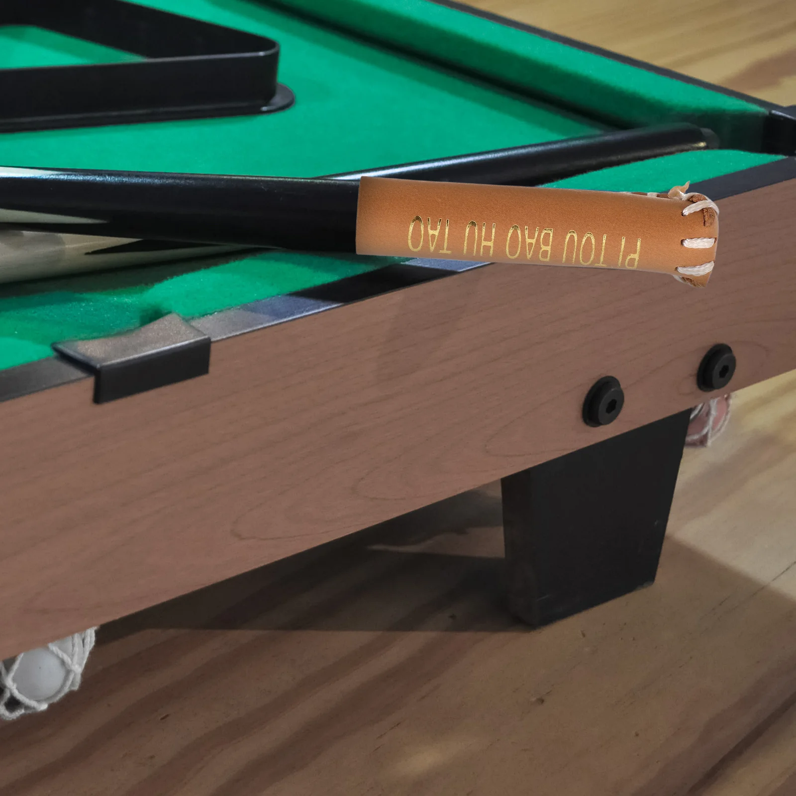 

Stylish Faux Billiard Cue Tip Protector Sleeve Durable Breathable Anti-Scratch Snooker Stick Portable Cover