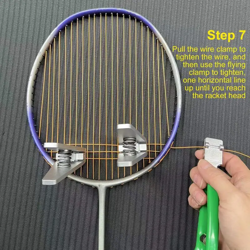 Badminton Starting Stringing Clamp Tools Professional Tennis Stringing Tools With High-Strength Stringing Clamp Tools With